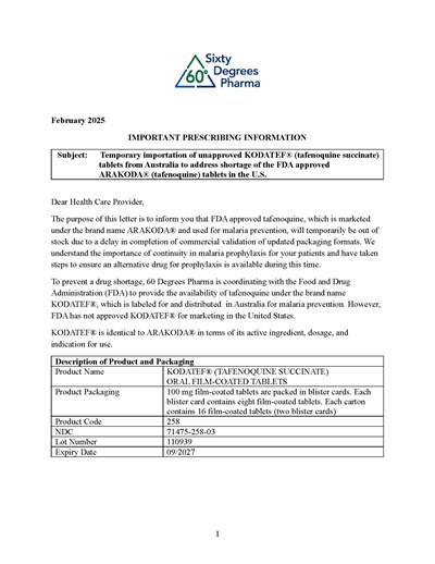 Dear Hcp Letter Page 1 (Dear Hcp Letter Kodatef 7feb2025 Page 01)